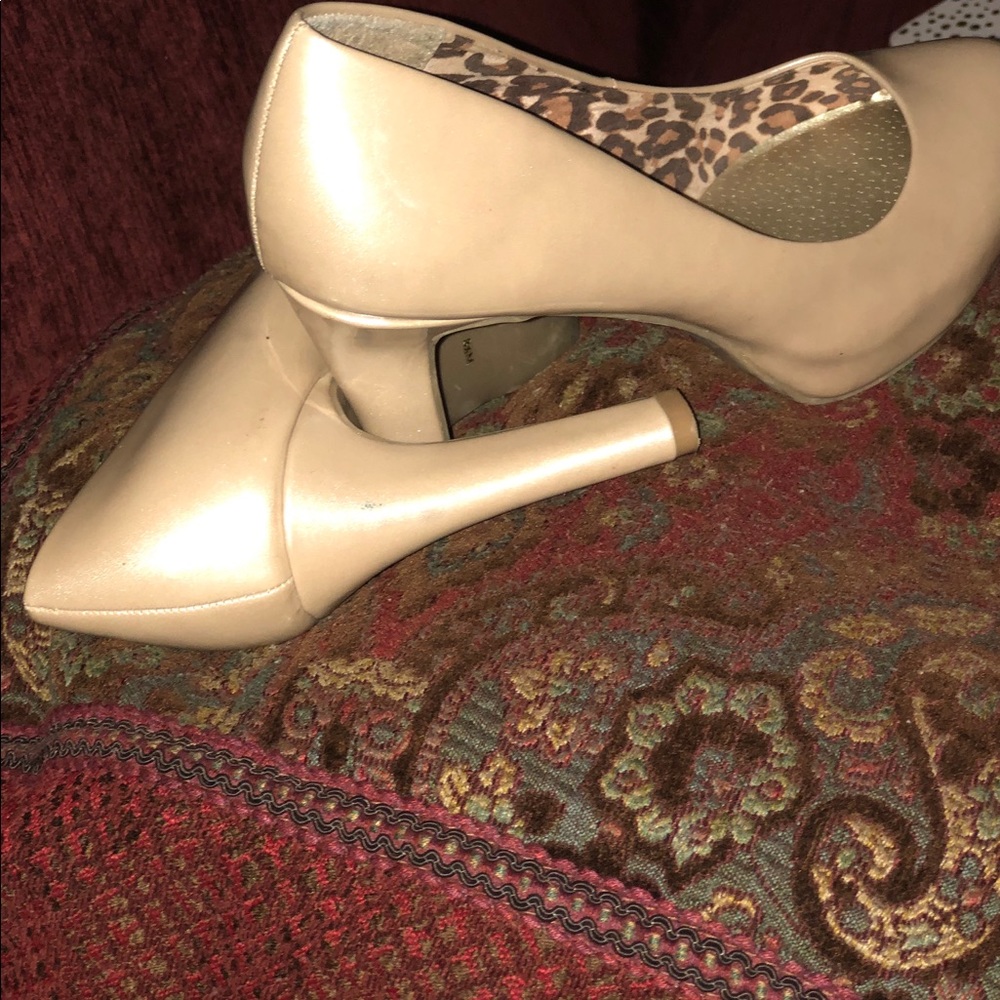 Champagne heels